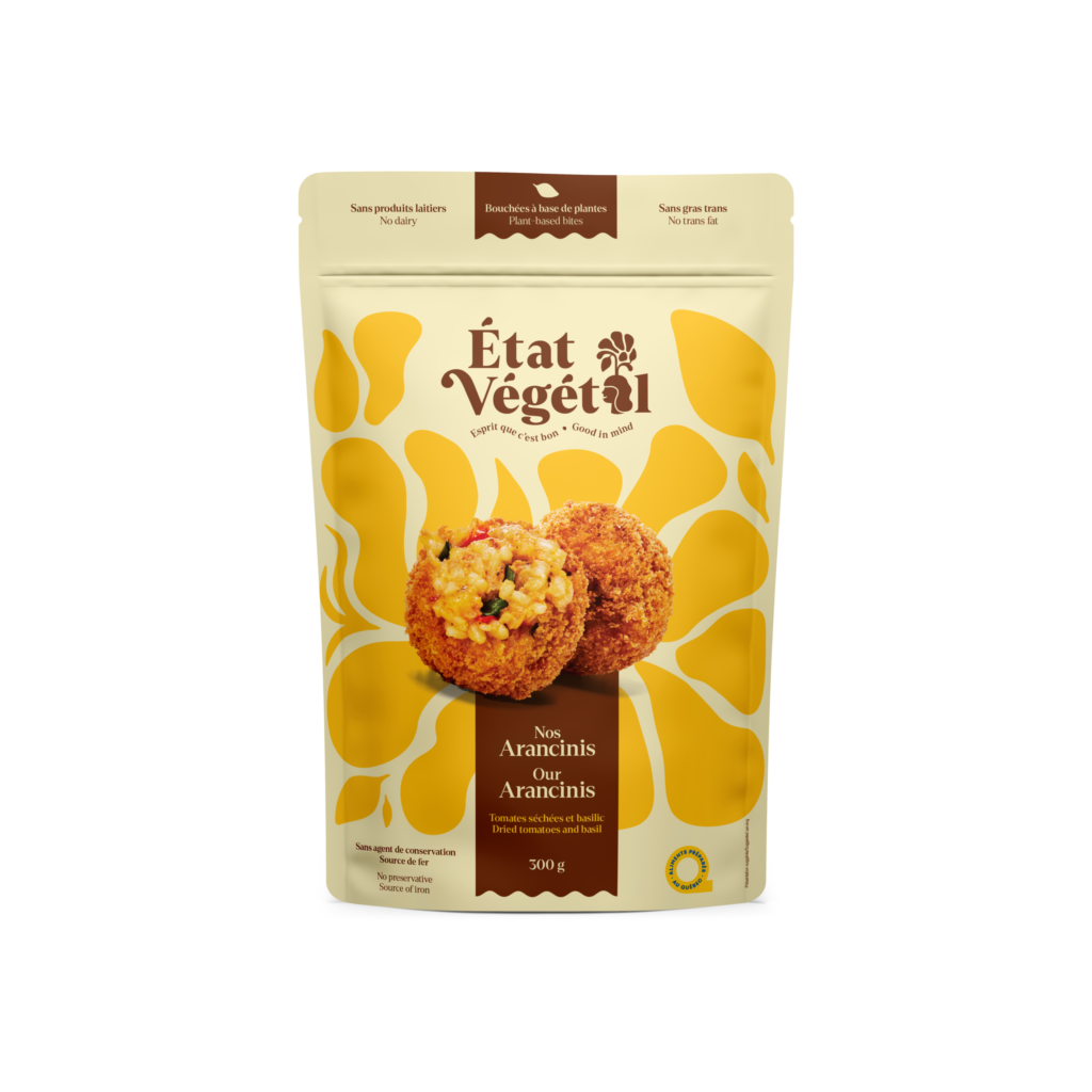 Sachet de 300 g d'arancinis végétaliens État Végétal